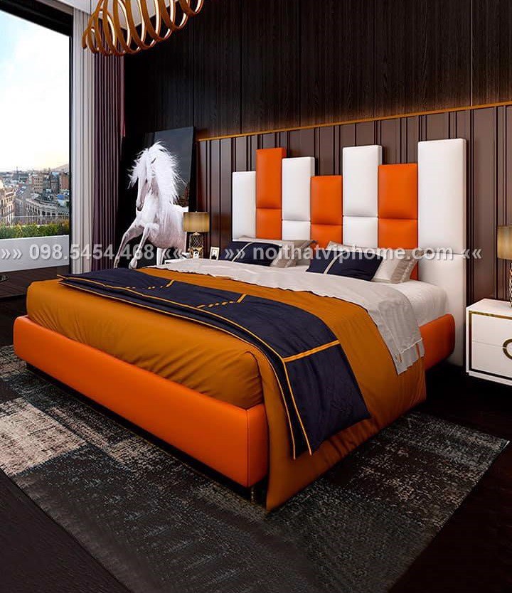 Giường ngủ đôi hiện đại đẹp GBD-2025 2