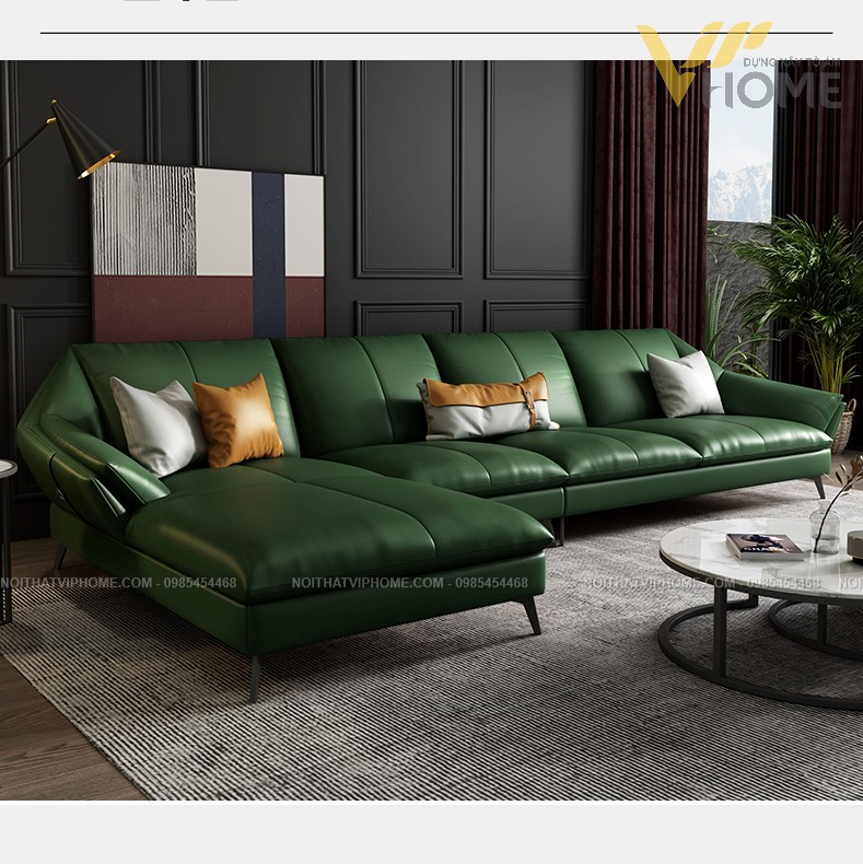 Sofa da cao cấp đẹp SHD-2047