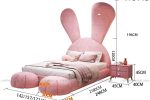 Bunny giường bọc da sang trọng GBD-00199