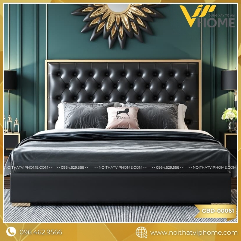 GIƯỜNG BỌC DA CAO CẤP GBD-00061