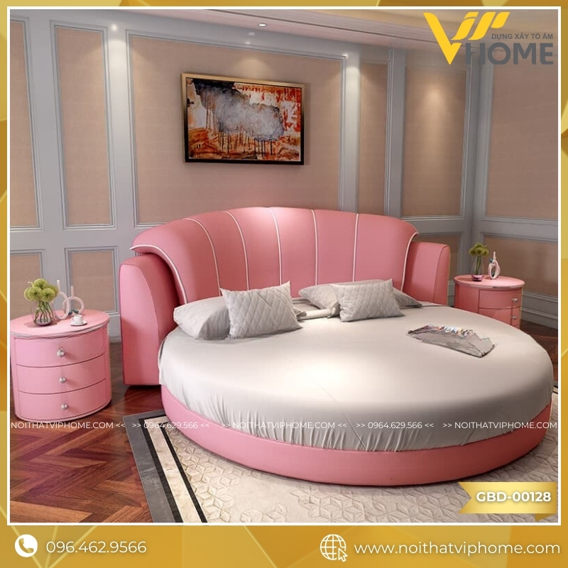 GIƯỜNG BỌC DA CAO CẤP GBD-00128