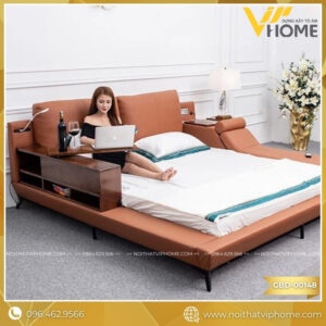 GIƯỜNG MASSAGE BỌC DA CAO CẤP GBD-00148