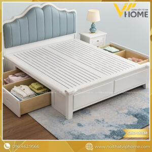 GIƯỜNG NGỦ BỌC DA CAO CẤP GBD-00138