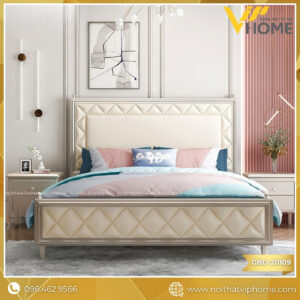 GIƯỜNG NGỦ BỌC DA CAO CẤP GBD-20109