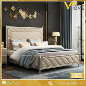 GIƯỜNG NGỦ BỌC DA CAO CẤP GBD-20109