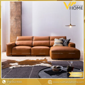 LABOS – SOFA GÓC DA 3 CHỖ TỰA GẬT GÙ SHD-2259