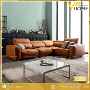 LABOS – SOFA GÓC DA 3 CHỖ TỰA GẬT GÙ SHD-2259