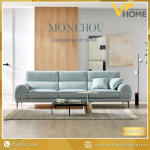 MONCHOU – SOFA VĂNG DA 3 CHỖ TỰA GẬT GÙ SHD-2292