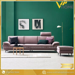 SOFA VĂNG BỌC DA NỈ SHD-2245