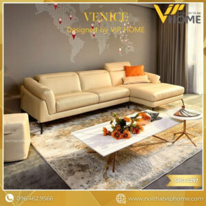 VENICE – SOFA GÓC DA 3 CHỖ TỰA GẬT GÙ SHD-2297