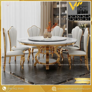 BÀN ĂN KIM LOẠI CAO CẤP BAKL-00034