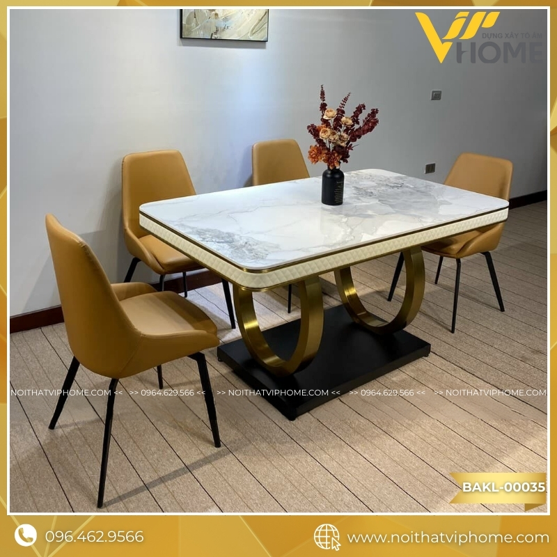 BÀN ĂN KIM LOẠI CAO CẤP BAKL-00035