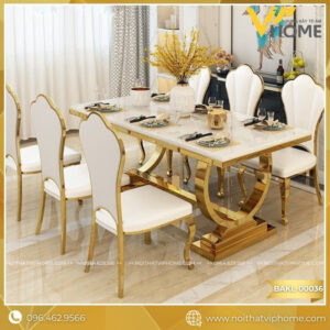 BÀN ĂN KIM LOẠI CAO CẤP BAKL-00036