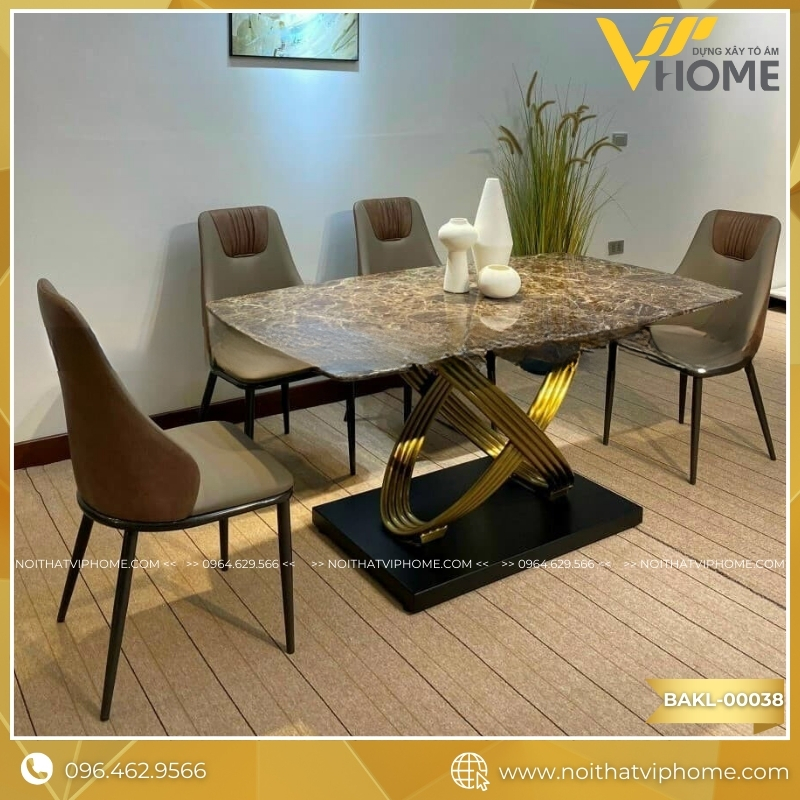 BÀN ĂN KIM LOẠI CAO CẤP BAKL-00038