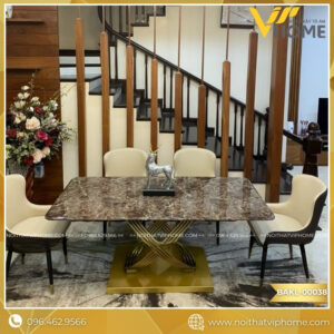 BÀN ĂN KIM LOẠI CAO CẤP BAKL-00038
