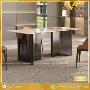 BÀN ĂN KIM LOẠI CAO CẤP BAKL-00049