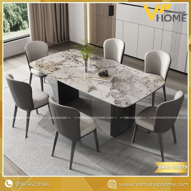 BÀN ĂN KIM LOẠI CAO CẤP BAKL-00079