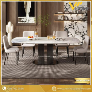 EMPORIO – BÀN ĂN KIM LOẠI CAO CẤP BAKL-00092