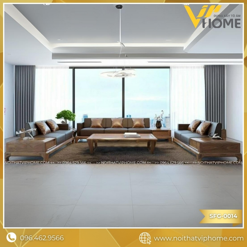 SOFA GỖ GÓC L SFG-0014