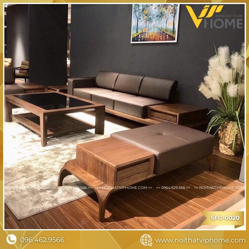 SOFA GỖ GÓC L SFG-0020