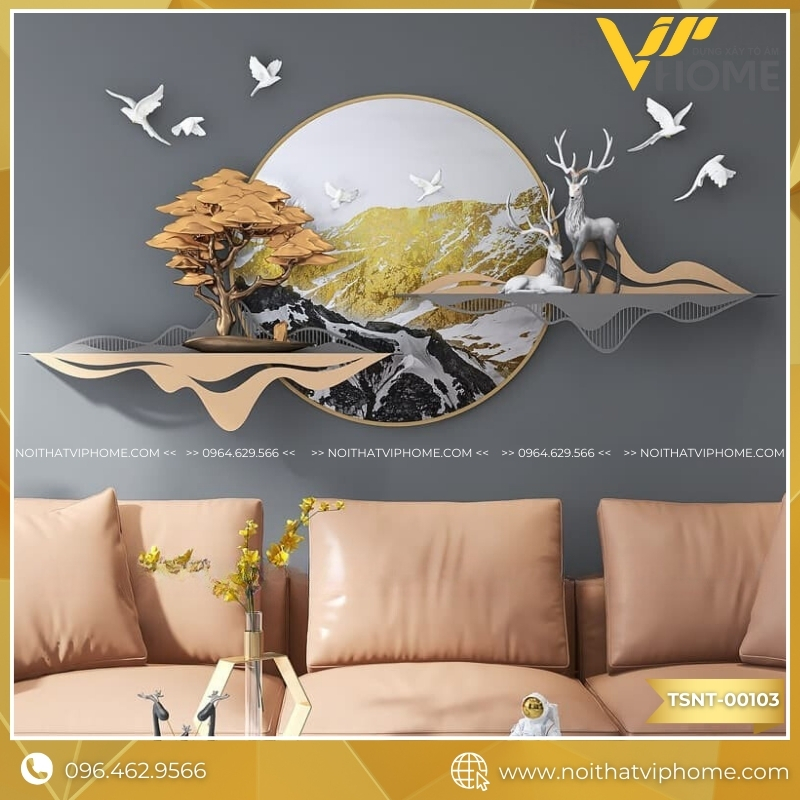 TRANH DECOR NGHỆ THUẬT TREO TƯỜNG TSNT-00103