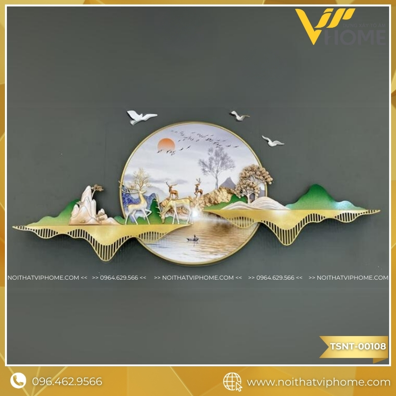 TRANH DECOR NGHỆ THUẬT TREO TƯỜNG TSNT-00108