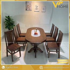 BÀN ĂN GỖ HIỆN ĐẠI ĐẸP BAG-00055