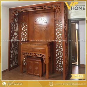 BÀN THỜ GỖ ĐẸP SANG TRỌNG BT-0013