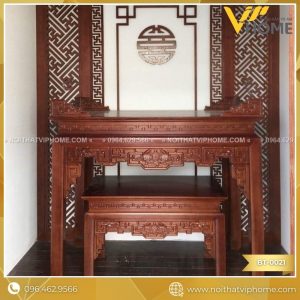 bàn thờ gỗ