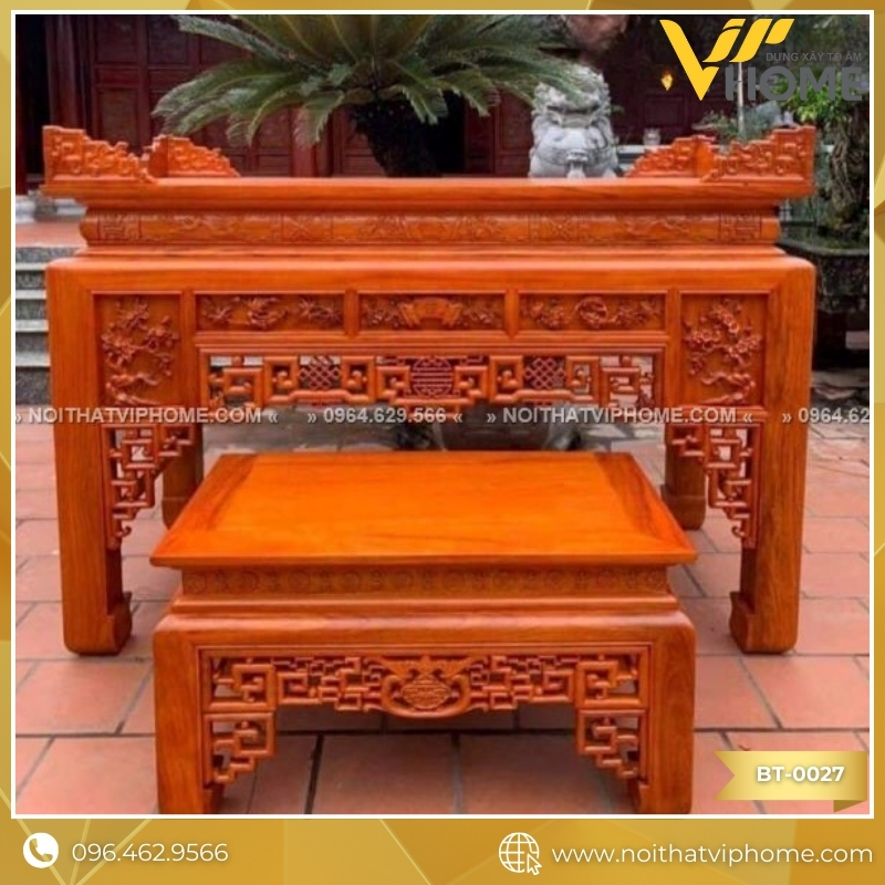 bàn thờ gỗ