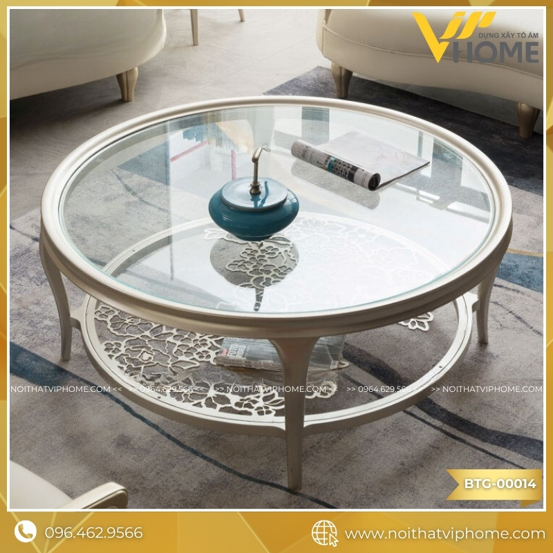 BÀN TRÀ CAO CẤP CARACOLE BTG-00014