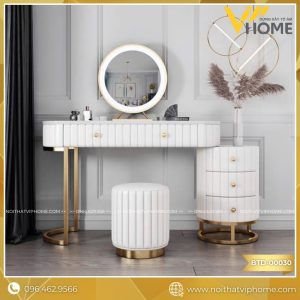 BÀN TRANG ĐIỂM BỌC ĐỆM SANG TRỌNG BTD-00030
