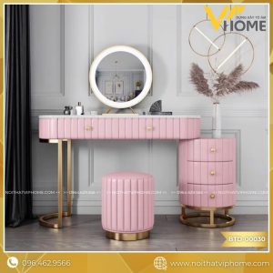 BÀN TRANG ĐIỂM BỌC ĐỆM SANG TRỌNG BTD-00030