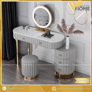 BÀN TRANG ĐIỂM BỌC ĐỆM SANG TRỌNG BTD-00030
