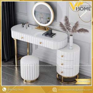 BÀN TRANG ĐIỂM BỌC ĐỆM SANG TRỌNG BTD-00030