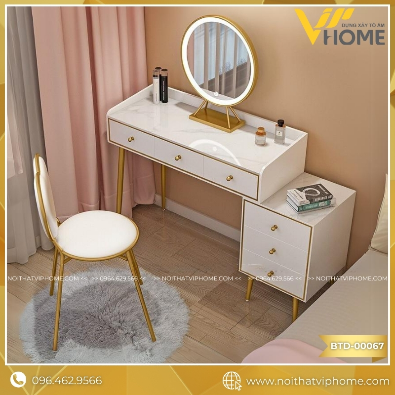 BÀN TRANG ĐIỂM HIỆN ĐẠI ĐẸP BTD-00067