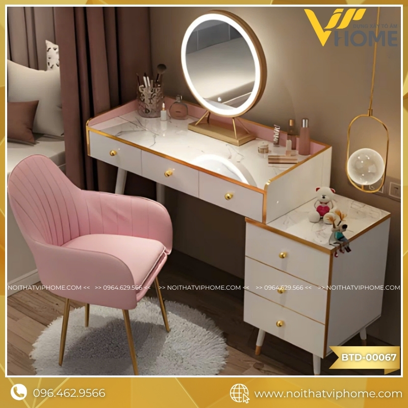 BÀN TRANG ĐIỂM HIỆN ĐẠI ĐẸP BTD-00067