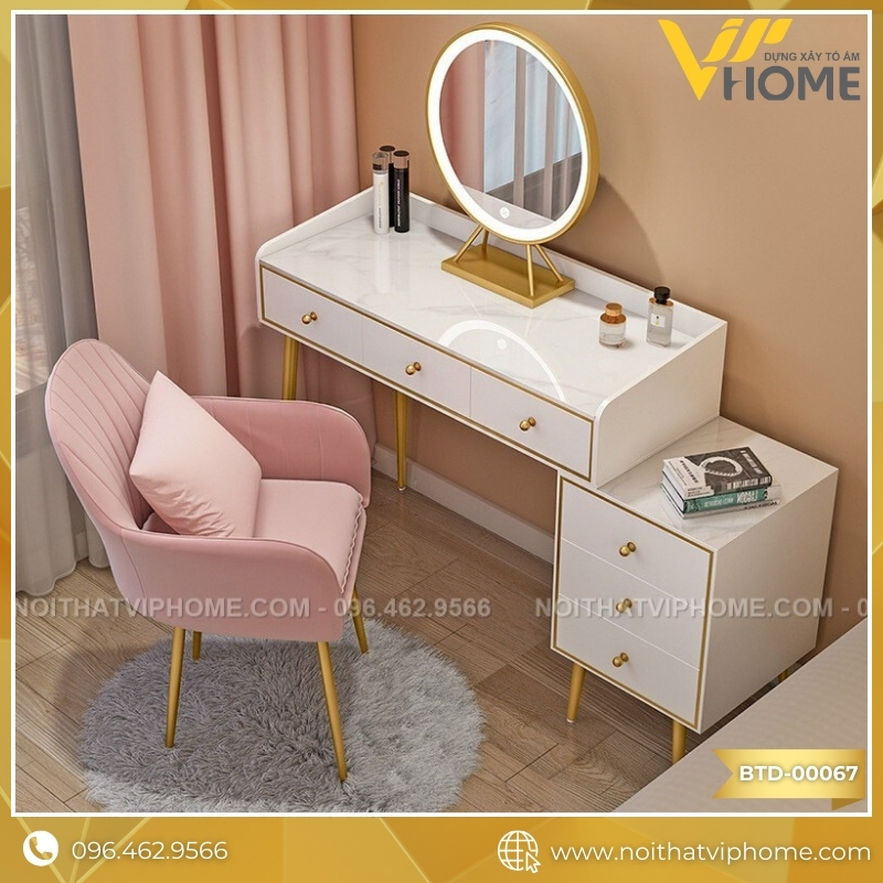 BÀN TRANG ĐIỂM HIỆN ĐẠI ĐẸP BTD-00067