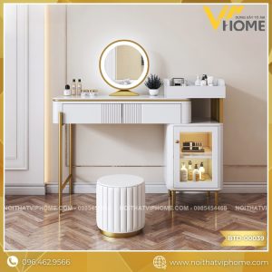 BÀN TRANG ĐIỂM LED ÂM CAO CẤP BTD-00039