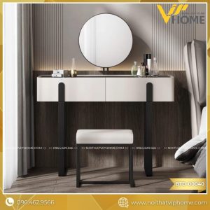 BÀN TRANG ĐIỂM LED ÂM CAO CẤP BTD-00040