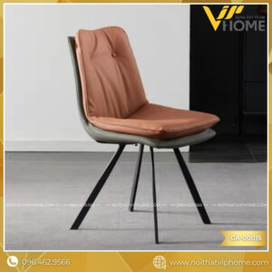 GHẾ ĂN NHẬP KHẨU BỌC DA CAO CẤP GA-00015