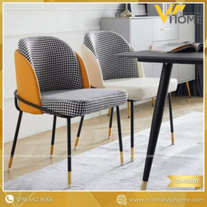 GHẾ ĂN NHẬP KHẨU BỌC DA CAO CẤP GA-00017