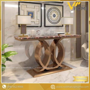 KỆ TRANG TRÍ INOX MẠ VÀNG CAO CẤP TK-00002