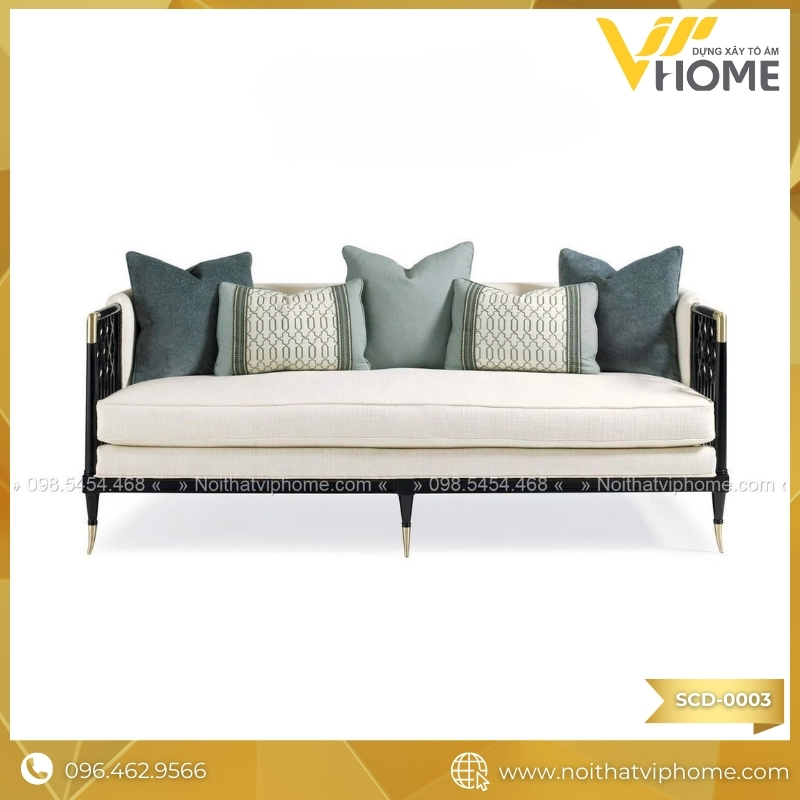 SOFA TÂN CỔ ĐIỂN CARACOLE SCD-0003