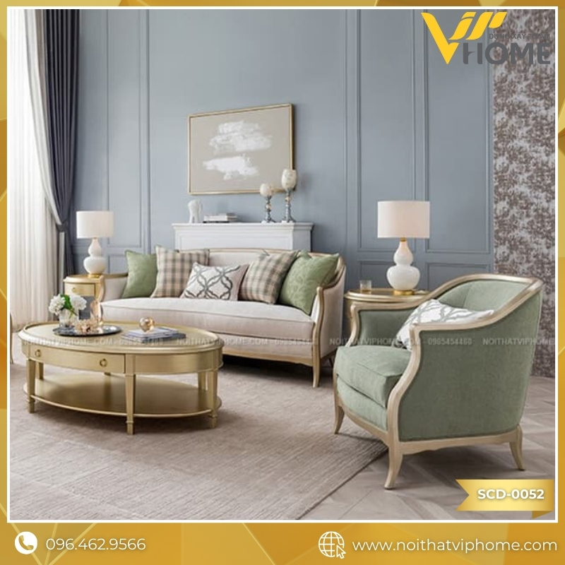 SOFA TÂN CỔ ĐIỂN SCD-0052