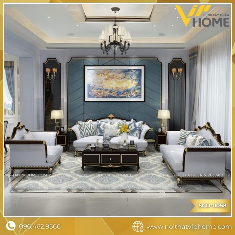 SOFA TÂN CỔ ĐIỂN SCD-0058
