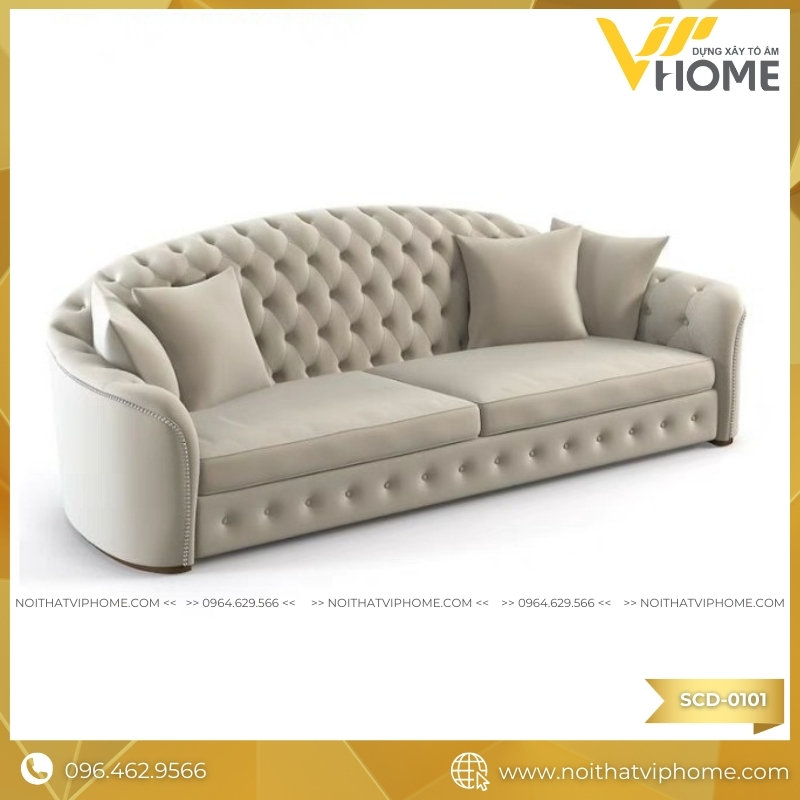 SOFA TÂN CỔ ĐIỂN SCD-0101
