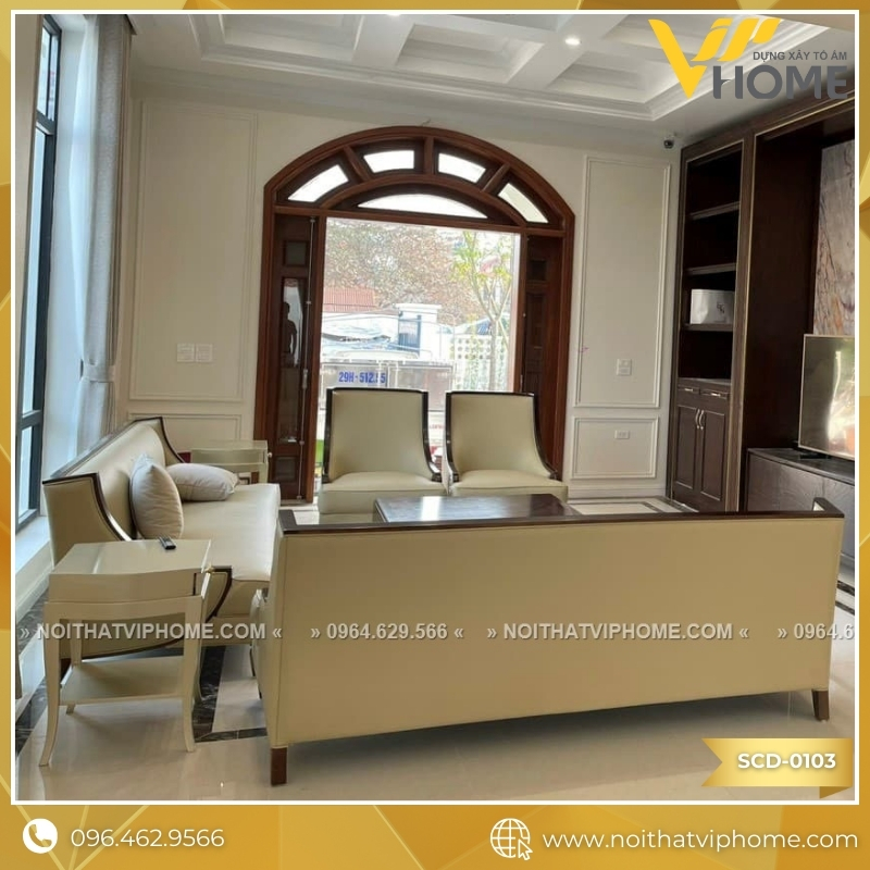 SOFA TÂN CỔ ĐIỂN SCD-0103