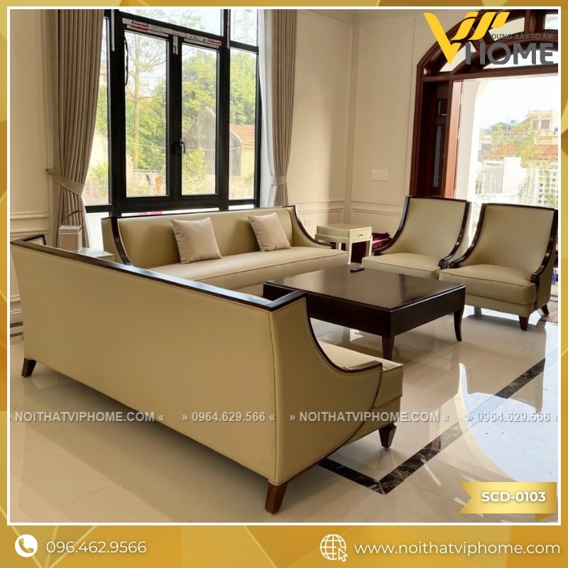SOFA TÂN CỔ ĐIỂN SCD-0103