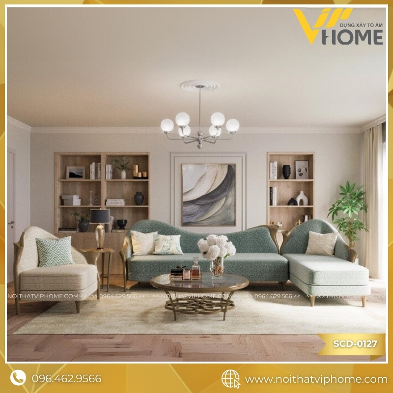 SOFA TÂN CỔ ĐIỂN SCD-0127